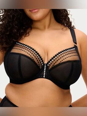 ELOMI Matilda Side Support Plunge Bra Size 34O